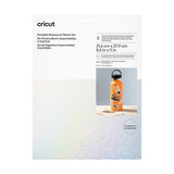 Set 5 Pegatinas Impermeables Holográfico Transparente 21x29,7 Cricut Joy Xtra/Maker/Explore