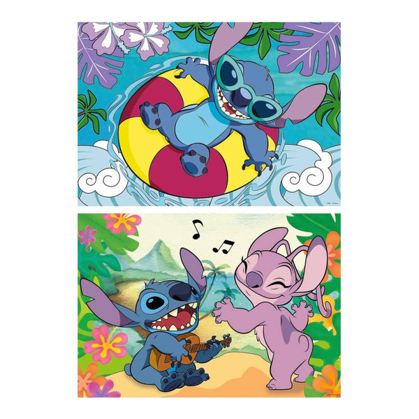 Set 2 Puzzles 100 Piezas Lilo&Stitch Educa
