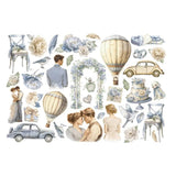 Pegatinas Ephemera Timeless Stamperia