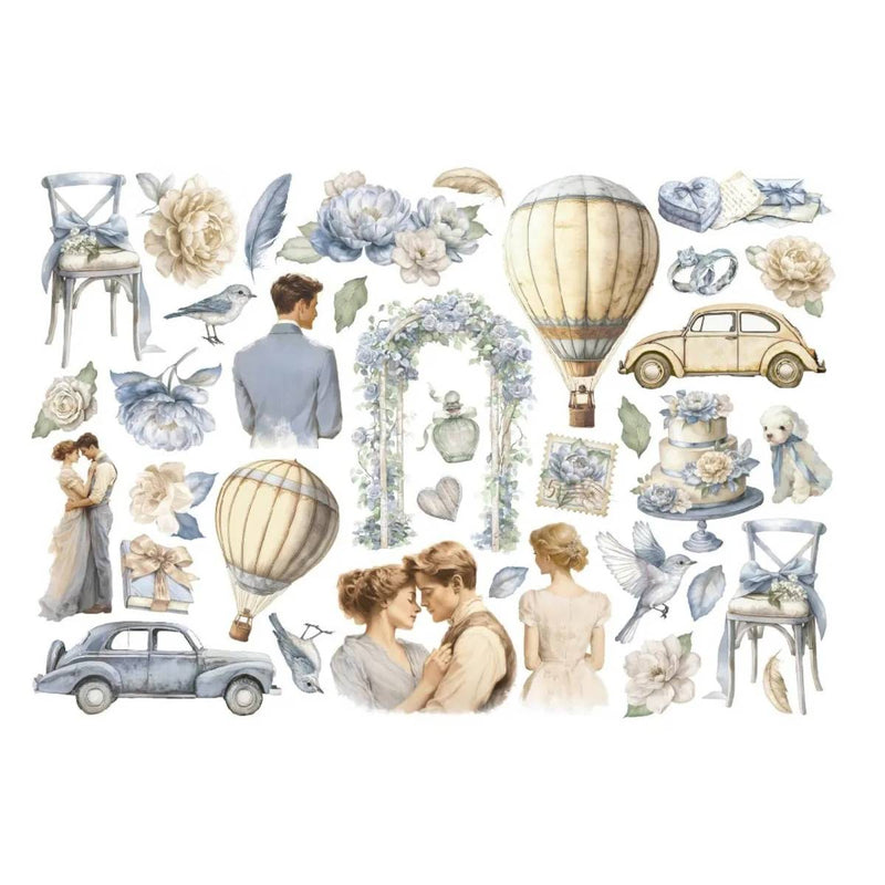 Pegatinas Ephemera Timeless Stamperia