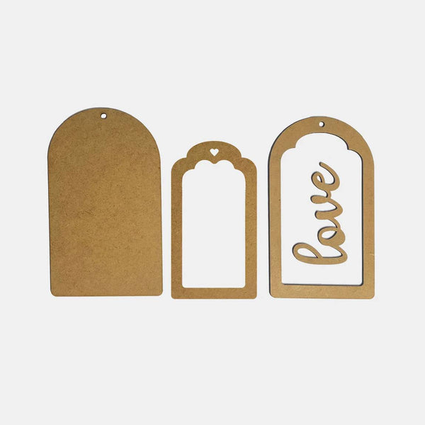 Crafty Shapes Etiqueta Love Stamperia