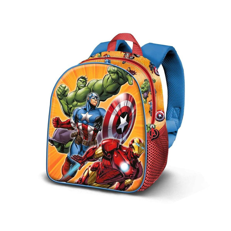 Mochila pequena 3D dos Vingadores da Marvel