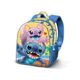 Mochila pequena 3D da Disney Stitch &amp; Angel