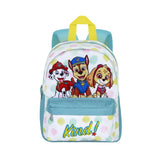 Mochila pequena da Patrulha Pata branca e azul