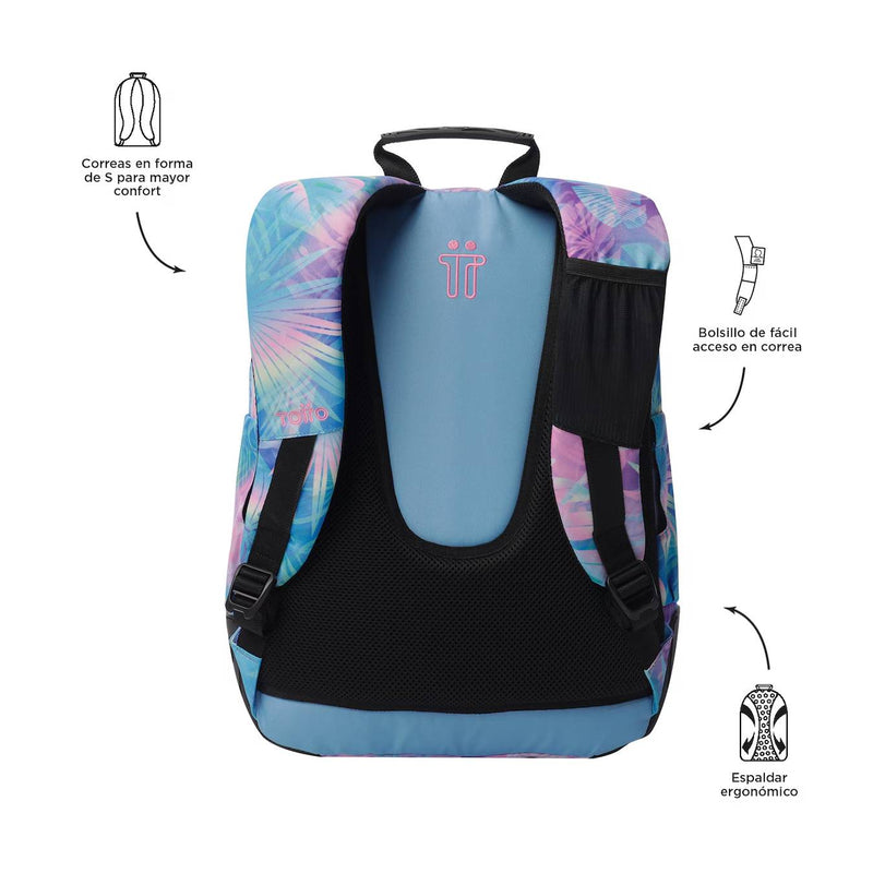 Mochila Escolar Reforçada Tropical Totto