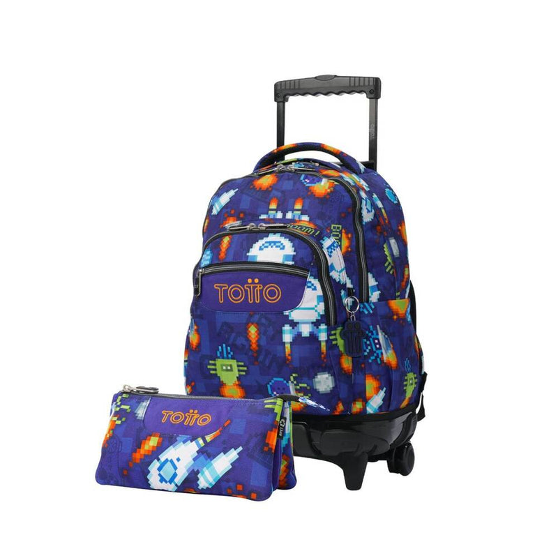 Mochilas Escolares Mochilas Totto Con Ruedas Y Estuche Mochila