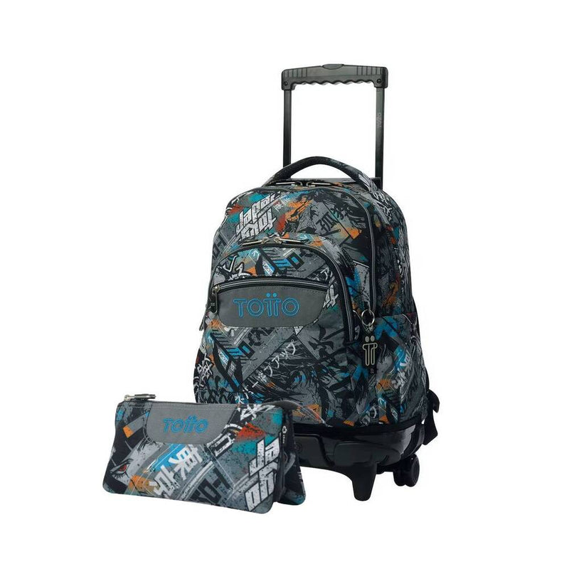 Estuche Mochilas Totto Mochila Totto Com Rodas Mala Anime Com