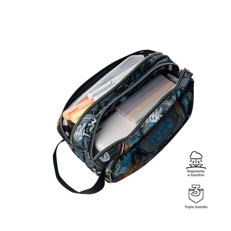 Estojo escolar grande de anime Totto