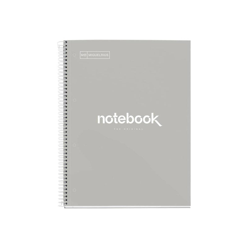 Caderno A4 Cinza Grelha Emoções Miquelrius