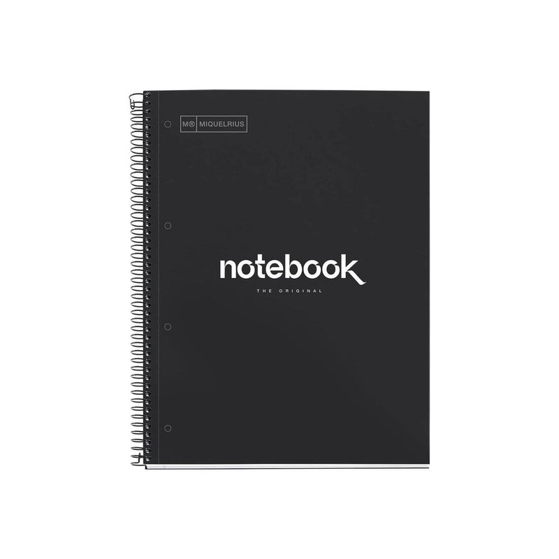 Cuaderno A4 Cuadrícula Negro Emotions Miquelrius