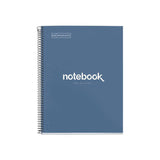 Cuaderno A4 Cuadrícula Azul Marino Emotions Miquelrius