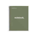 Cuaderno A4 Cuadrícula Verde Emotions Miquelrius