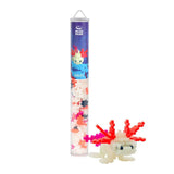 Blocos de construção Axolotl Glow-in-the-Dark Plus Plus