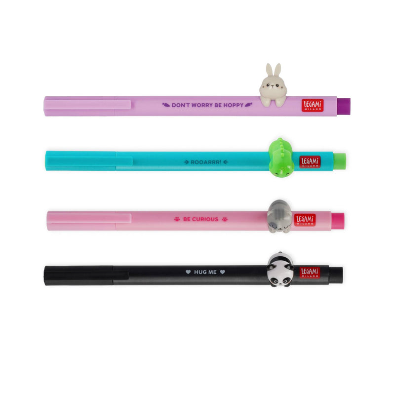 bolígrafos de gel aesthetic animales legami