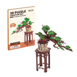 puzzle 3d rolife bonsai evergreen