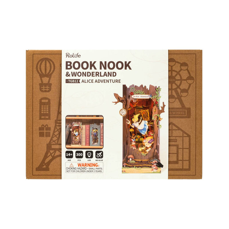 robotime book nook alicia en el pais de las maravillas