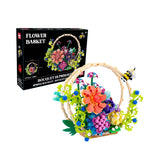 flower basket nice construcción