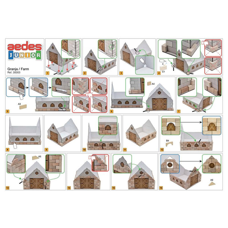 modelismo para niños aedes junior maqueta de granja