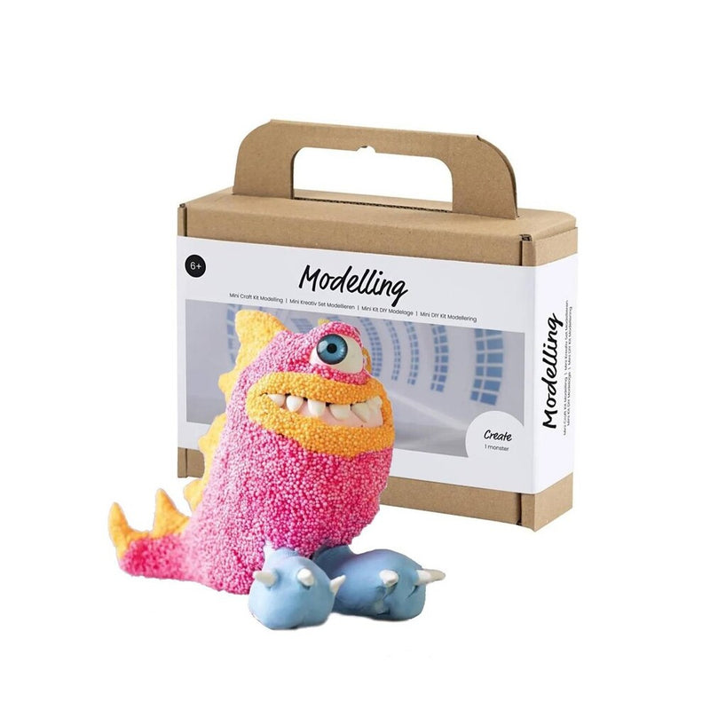 clay monster figura modelling para niños