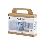 manualidades monstruo de secado al aire azul