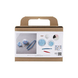 arcilla de secado al aire monstruo azul