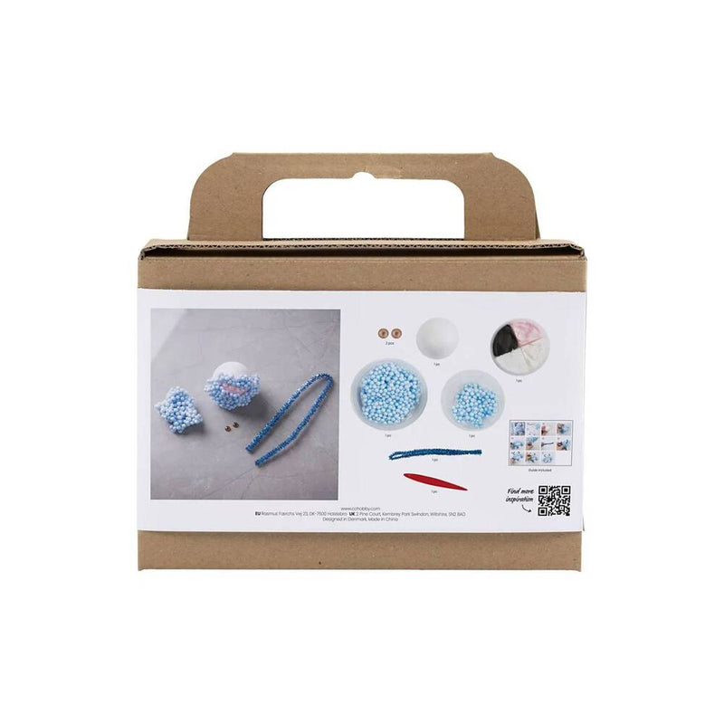 arcilla de secado al aire monstruo azul