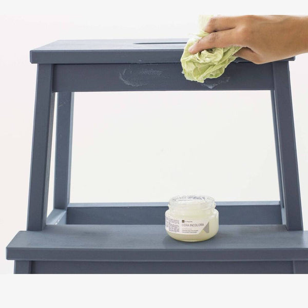cera para madera acabado blanco 