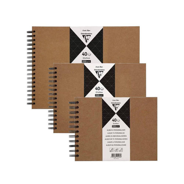 álbumes para proyectos de scrap en 3 tamaños