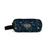 estuche escolar negro oceans wave blue liquid 