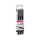 pack 3 rotuladores calibrados unipin 0,2mm 0,4mm y 0,8mm