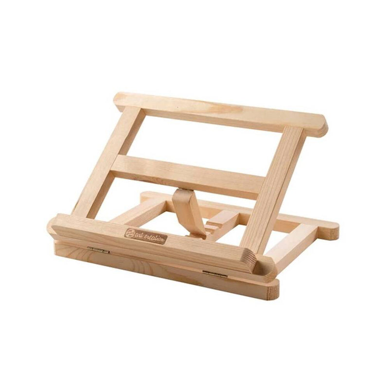 caballete de mesa hecho de madera mira art creation