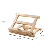 caballete de madera 30 cm para mesa art creation mira