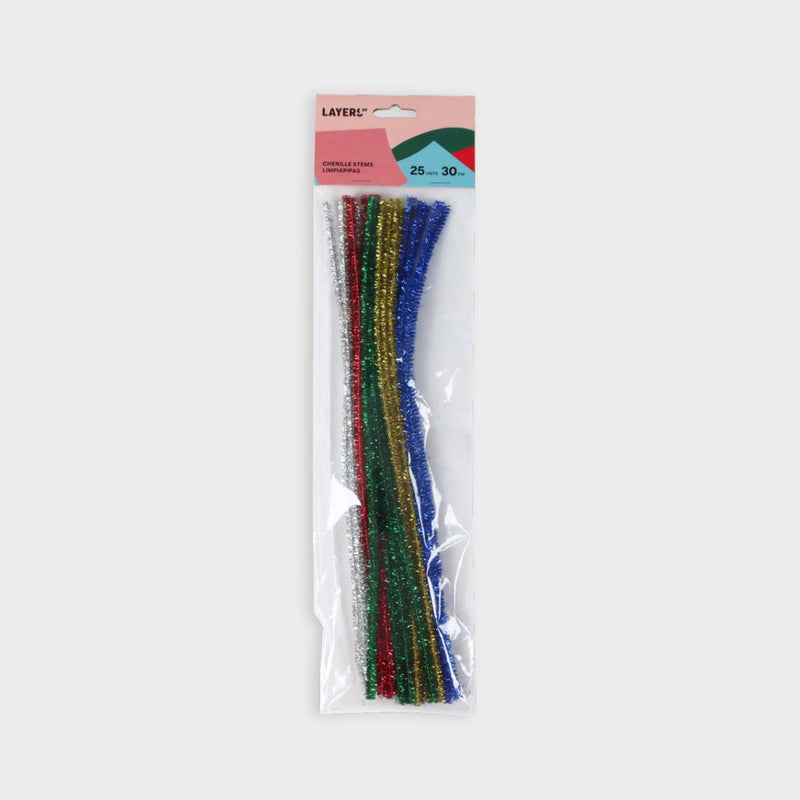 limpiapilas brillantes para DIY layers of