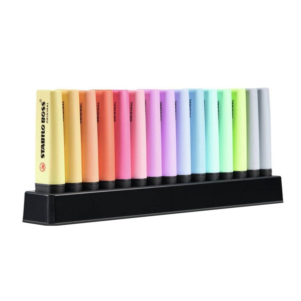estuche ahorro 15 subrayadores stabilo pastel