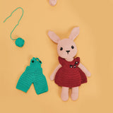 proyecto para hacer amigurumis de ganchillo the lanners conejo rosa