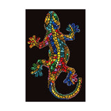 lienzo diamond dotz salamandra de colores pintar por diamantes