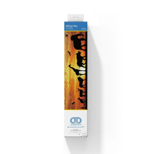pintar por diamantes safari africano diamond dotz