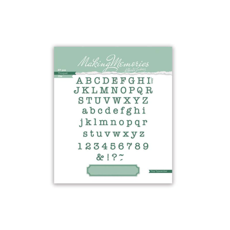 troquel letras del abecedario y números basic crea alberto juárez