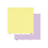 papel de scrap basico a doble cara elena roche rayo de sol y caramelo violeta