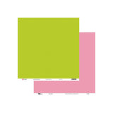 papel de scrap elena roche individual a doble cara jardin primavera y pink mojito