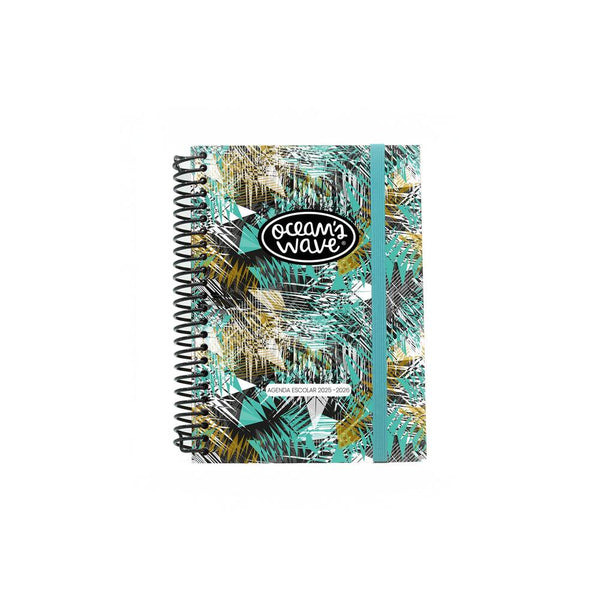 agenda escolar oceans wave tamaño a6 2025 2026