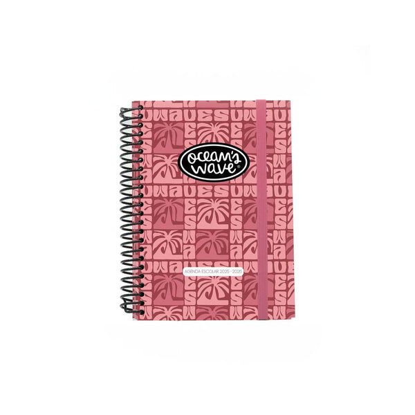 agenda escolar rosa a6 oceans wave 20252 2026