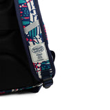 mochila con asas reforzadas tribal oceans wave