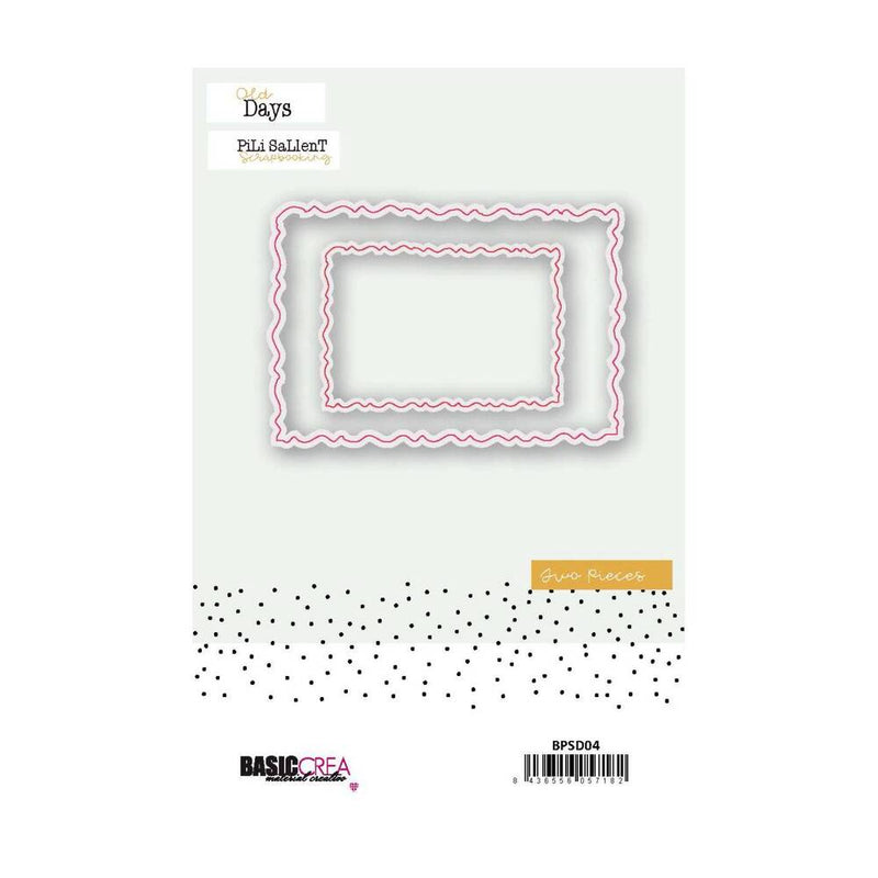 troquel en forma de marco para fotos 2 piezas basic crea