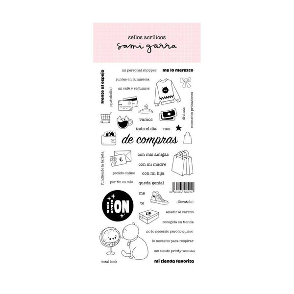 sellos acrilicos sami garra día de compras