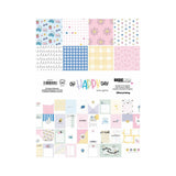 set de papeles scrap y tarjetas A5 sami garra basic crea