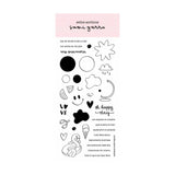 set de 37 sellos acrilcos happy days sami garra basic crea