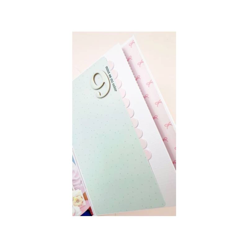 proyecto con troqueles de pestaña redondo basic crea