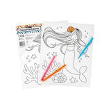 lienzo para colorear diseño de sirena hobbycraft