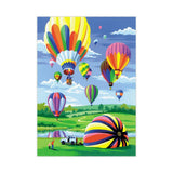 set completo pintar por numeros globos aeroestaticos royal langnickel